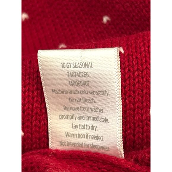 2009 GymboreeKnit Sweater Dress Girls Holiday Nordic Snowflake Winter Outfit - Picture 6 of 6